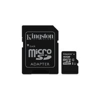 Kingston 16GB microSDHC Canvas Select 80R CL10 UHS-I Card + SD Adapter