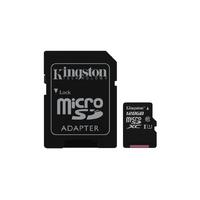 Kingston 128GB microSDXC Canvas Select 80R CL10 UHS-I Card  + SD Adapter