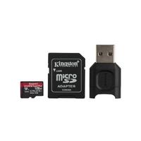 Kingston 128GB microSDXC React Plus SDCR2 w/Adapter + MLPM Reader