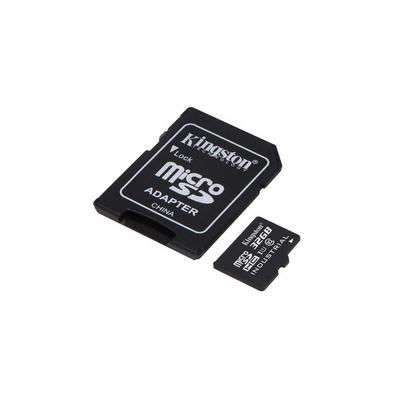 Kingston 32GB microSDHC UHS-I Class 10 Industrial Temp Card + SD Adapter