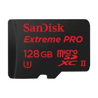 SanDisk Extreme microSDHC 128GB + SD Adapter + Rescue Pro Deluxe 100MB/s A1 C10 V30 UHS-I U3