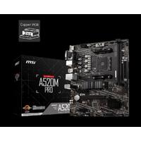 MSI A520M-A PRO DDR4 4600/1866Mhz M.2 M.ATX AM4