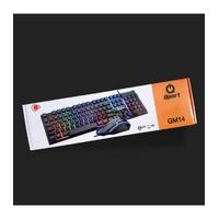 Qpart GM14 Rainbow Kablolu Oyuncu Klavye Mouse Set