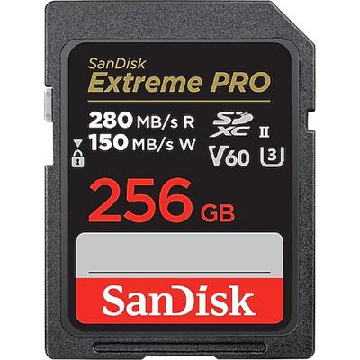 SanDisk Extreme PRO 256GB V60 SD cards