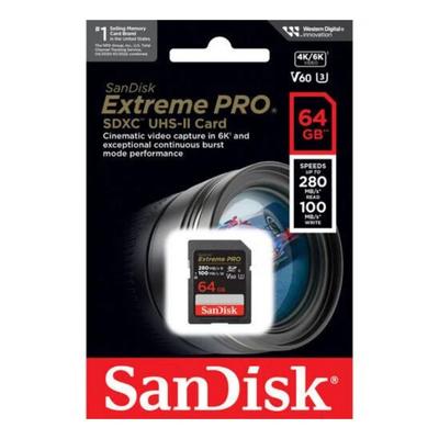 SanDisk Extreme PRO 64GB SDcards,280/100