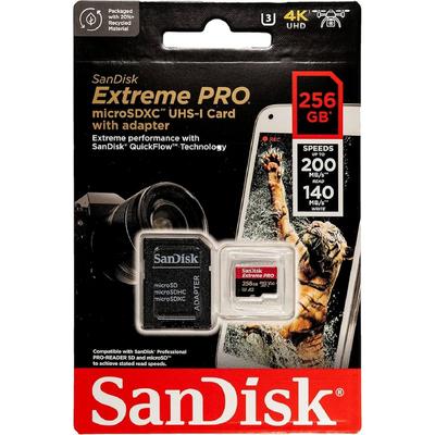 SanDisk ExtremePro microSD 256GB 140MB/s