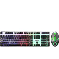 Zeiron T350 Süspansiyonlu Tuşlu RGB Gamıng Klavye Mouse Seti 